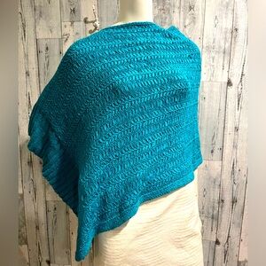 Chico’s turquoise poncho/shawl